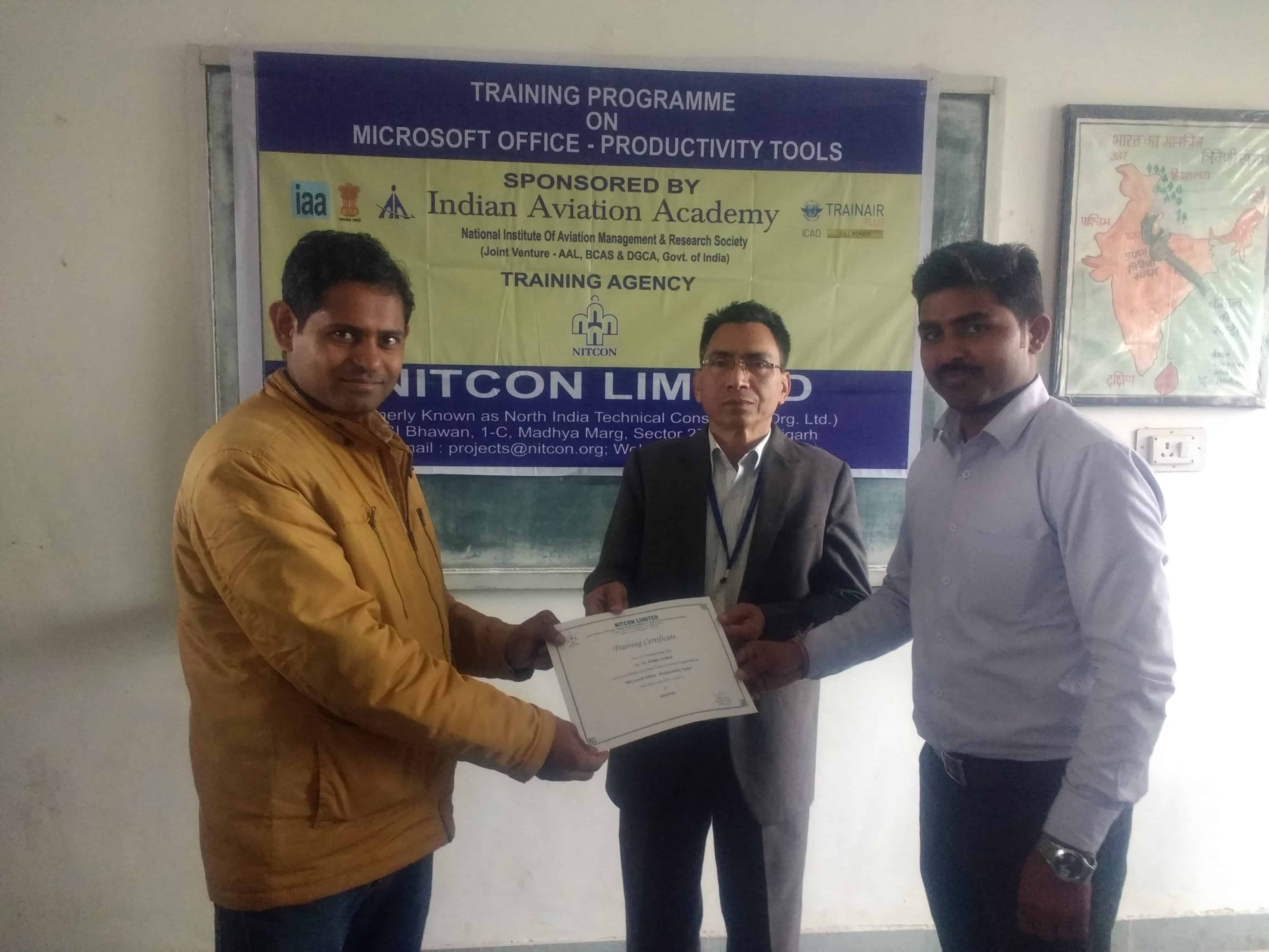 Certification in Maharana Pratap Airport